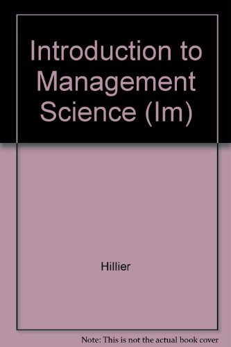 9780070378179: Introduction to Management Science (Im)
