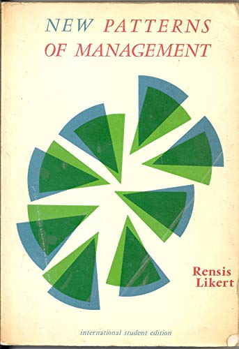 9780070378506: New Patterns of Management