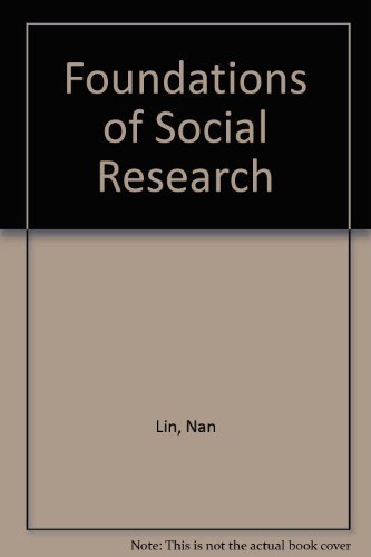 Beispielbild fr Foundations of Social Research zum Verkauf von Better World Books