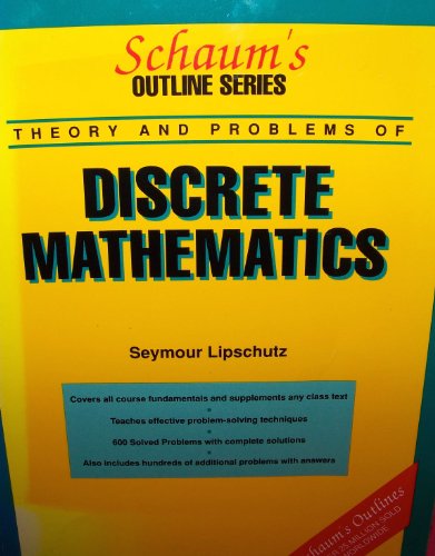 Stock image for Schaum's Outline of Theory and Problems of Discrete Mathematics for sale by ThriftBooks-Atlanta