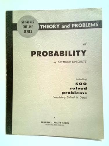 9780070379824: Schaum's Outline of Theory and Problems of Probability