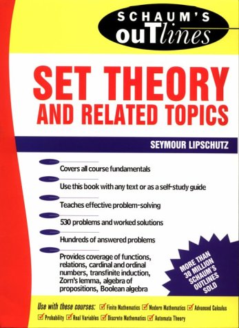 Stock image for Theory & Problems of Set Theory and Related Topics for sale by BookDepart