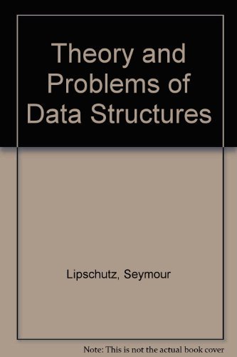 Stock image for Schaum's Outline of Theory and Problems of Data Structures (Schaum's Outlines) for sale by Discover Books