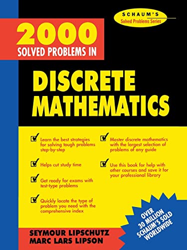 Beispielbild fr 2000 Solved Problems in Discrete Mathematics zum Verkauf von Better World Books