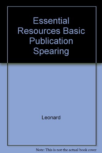 Essential Resources Basic Publication Spearing (9780070380837) by Leonard