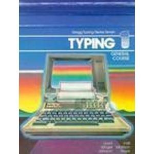 9780070382817: Typing 1-Gen Course Gregg Ty Ser 7