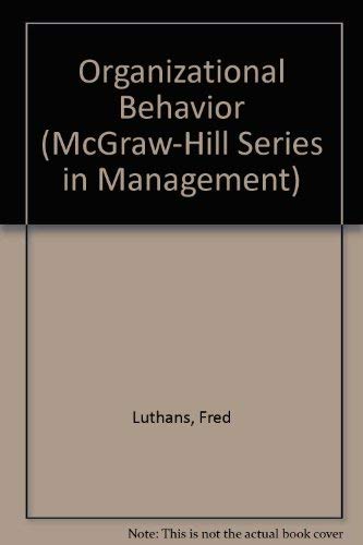 Stock image for Organizational Behavior for sale by Better World Books