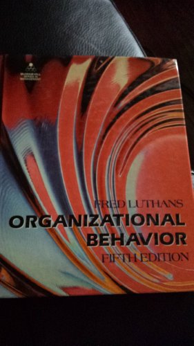 Stock image for Organizational Behavior for sale by HPB-Red