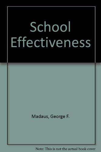 9780070393783: School Effectiveness