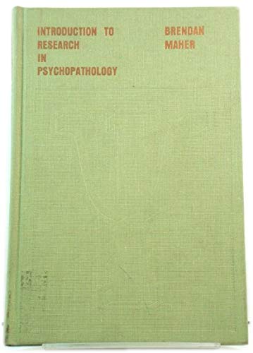 9780070396111: Introduction to Research in Psychopathology