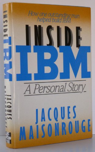 Beispielbild fr INSIDE IBM A Personal Story zum Verkauf von Riverow Bookshop