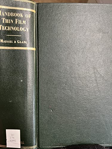 9780070397422: Handbook of Thin Film Technology