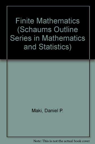 9780070397514: Finite Mathematics