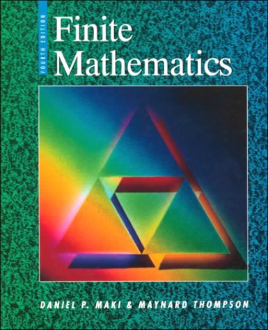Imagen de archivo de Finite Mathematics a la venta por Better World Books