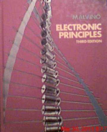 Imagen de archivo de Electronic principles a la venta por Jenson Books Inc