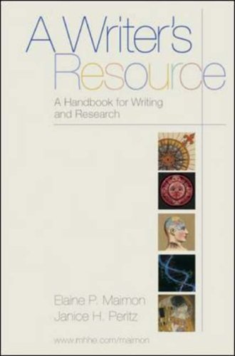 Stock image for A Writer's Resource: A Handbook for Writers and Researchers for sale by Wonder Book