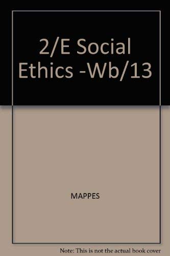 Imagen de archivo de Social Ethics : Morality and Social Policy a la venta por Better World Books