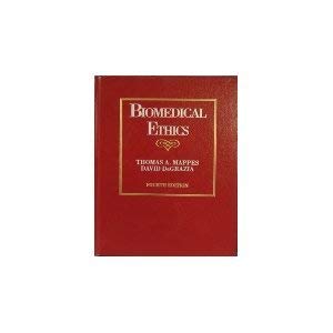 Imagen de archivo de Biomedical Ethics a la venta por ThriftBooks-Dallas