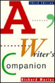 9780070405264: A Writer's Companion