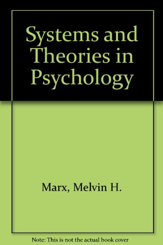 Stock image for Systems and Theories in Psychology (McGraw-Hill Mechanical Engineering) for sale by HPB-Red