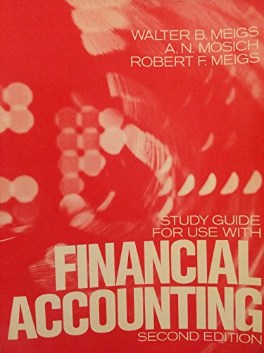 9780070412958: Study guide: For use with Financial accounting, second edition