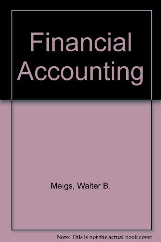 Stock image for Financial Accounting for sale by Irish Booksellers