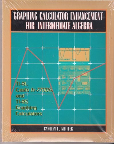 Calculator Enhancement for Intermediate Algebra (9780070413702) by Meitler, Carolyn L.