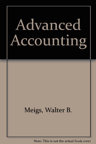 Advanced Accounting - Walter B. Meigs