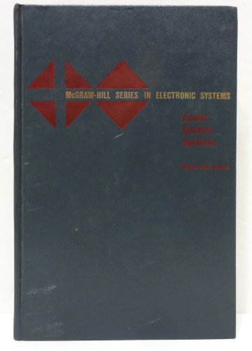 Linear Control Systems (Electronic Systems) (9780070414815) by Melsa, James L., And Donald G. Schultz