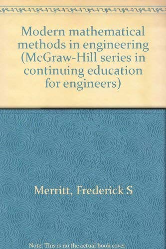 Imagen de archivo de Modern Mathematical Methods in Engineering a la venta por BookDepart