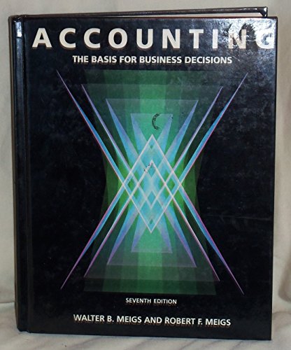Beispielbild fr Accounting : The Basis for Business Decisions zum Verkauf von Better World Books
