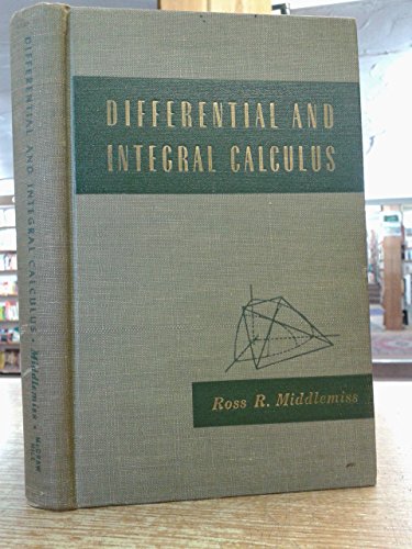 Stock image for Differential and Integral Calculus for sale by HPB-Red