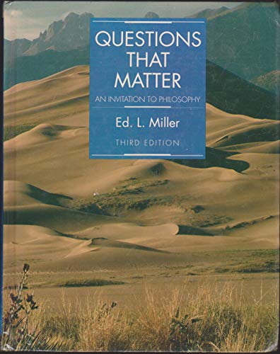 Stock image for Questions that Matter for sale by Better World Books