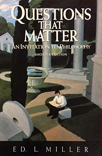 9780070421912: Questions That Matter: Invitation to Philosophy