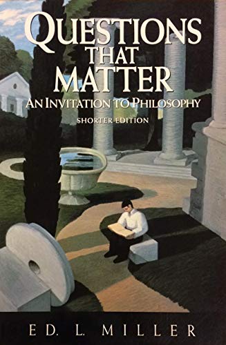 9780070421912: Questions That Matter: An Invitation to Philosophy