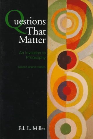 9780070422643: Questions That Matter: Invitation to Philosophy