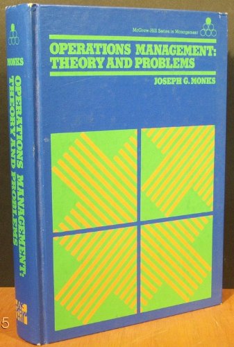 Beispielbild fr Operations Management : Theory and Problems zum Verkauf von Better World Books: West