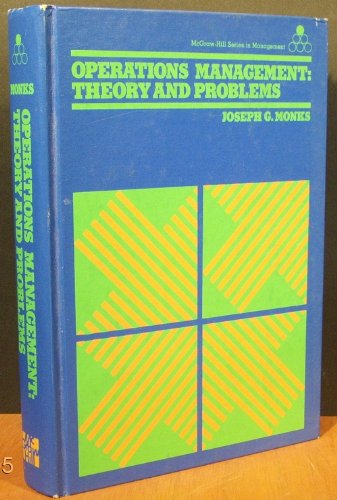 Stock image for Operations Management : Theory and Problems for sale by Better World Books: West