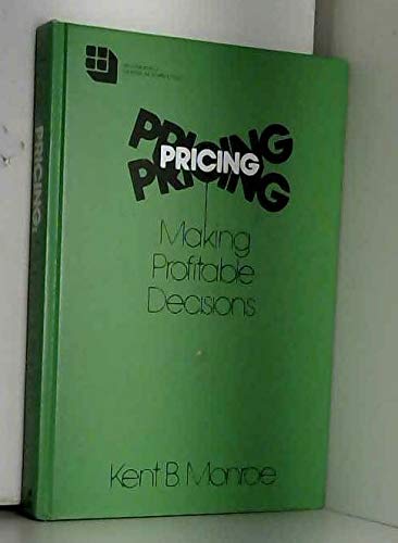 9780070427808: Pricing: Making Profitable Decisions