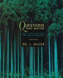 9780070428362: Questions That Matter: An Invitation to Philosophy (Fourth Edition)