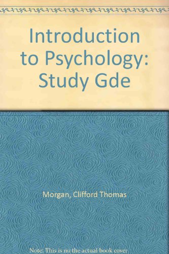 Stock image for Introduction to Psychology: Study Gde for sale by SecondSale