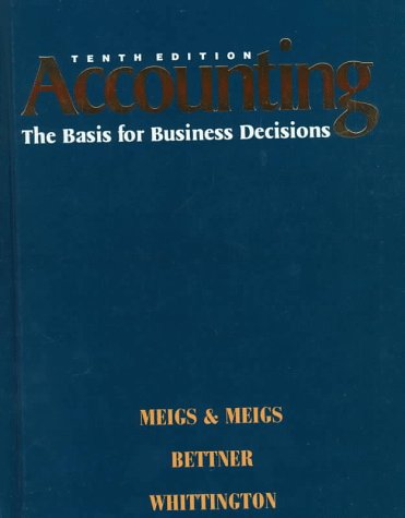 9780070433601: Accounting, the Basis for Business Decisions