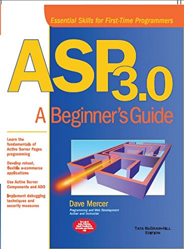 Imagen de archivo de ASP 3.0: A Beginner*s Guide a la venta por dsmbooks