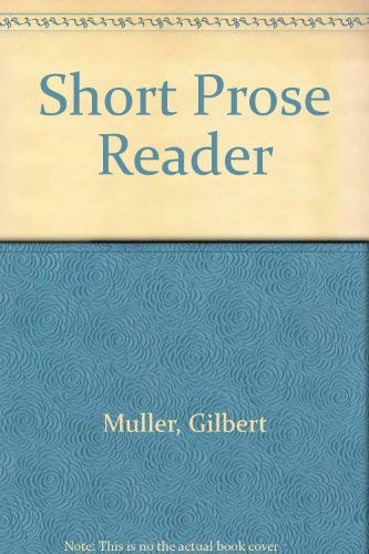 Stock image for The Short Prose Reader for sale by Wonder Book