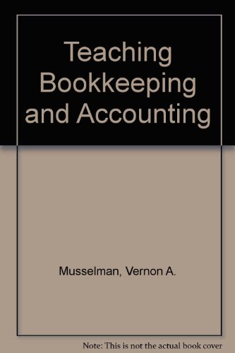 Beispielbild fr Teaching Bookkeeping and Accounting zum Verkauf von dsmbooks
