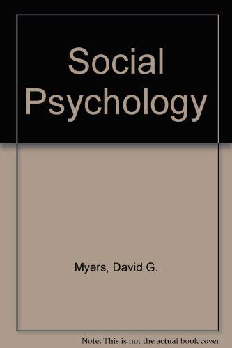 Social Psychology - Myers, David G.
