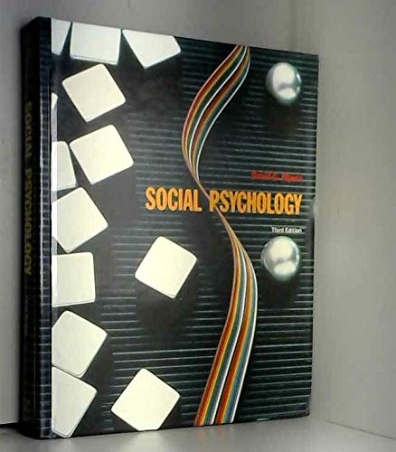 Imagen de archivo de Social Psychology a la venta por Better World Books: West