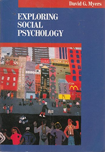 Beispielbild fr Exploring Social Psychology zum Verkauf von SecondSale