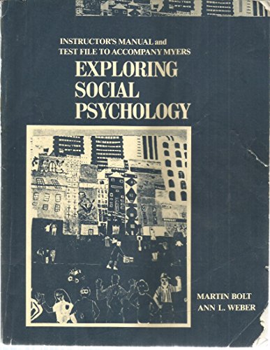 9780070443020: Exploring Social Psychology: Instructor's Manual/Test Bank