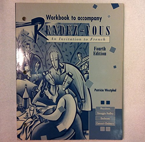 Imagen de archivo de Rendezvous: An Invitation to French (Workbook) a la venta por HPB-Red